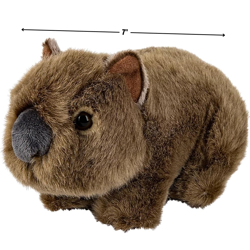 Adventure Planet Heirloom Wombat plush, close-up of soft texture for comforting hugs