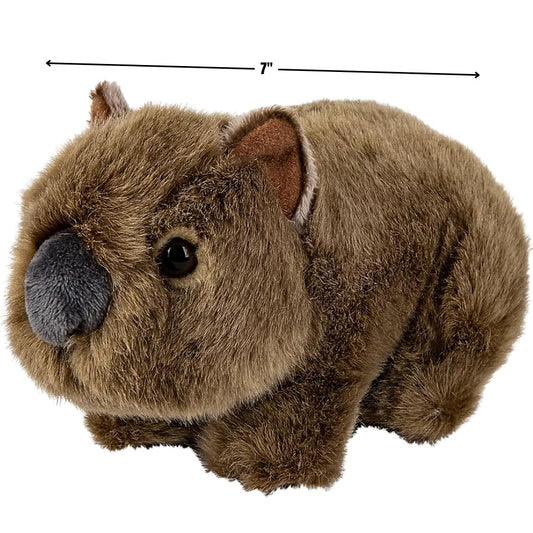 Adventure Planet Heirloom Wombat plush, close-up of soft texture for comforting hugs