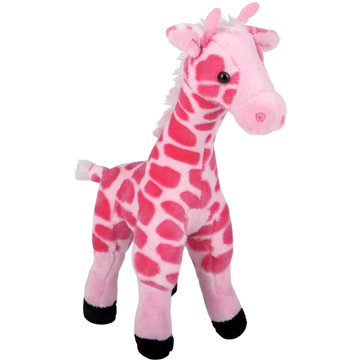 Adventure Planet pink giraffe plush, 11-inch cuddle buddy for bedtime and travel.