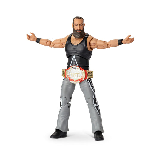AEW Brodie Lee 6-inch figure performing the discus-lariat pose for dynamic display.