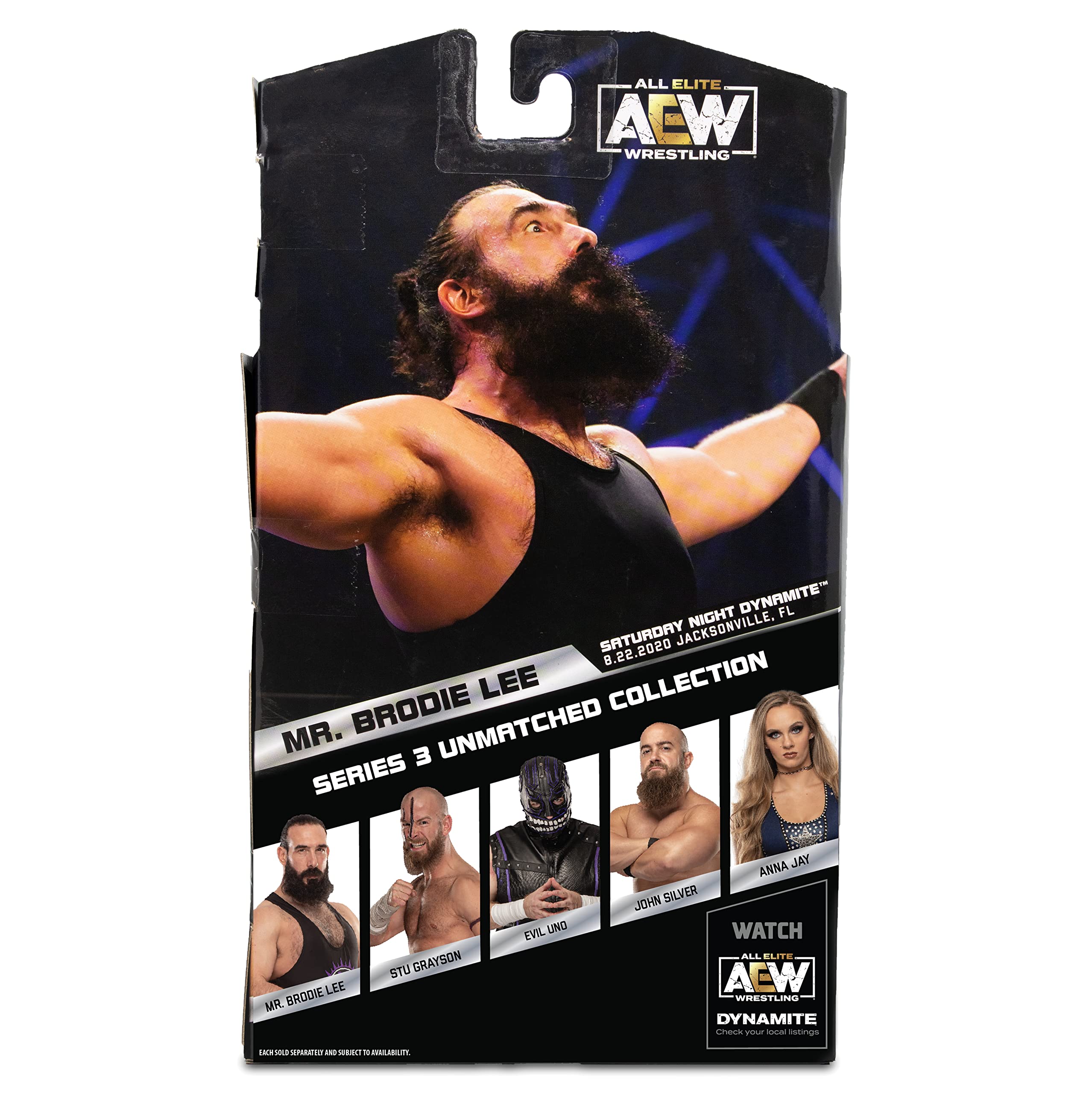 AEW Brodie Lee with TNT Championship accessory adds authentic ring-ready display options.
