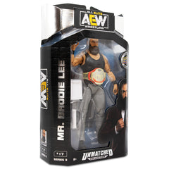 AEW Unmatched Series 3 figure with accessories ideal for shelf display and pose versatility.