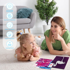 AEAHALY Sticker Book Color Number Learning: supports color and number recognition through play.