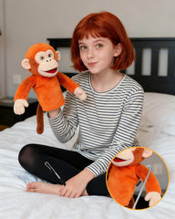 Aecsze extendable rod length helps adapt to different puppet sizes.