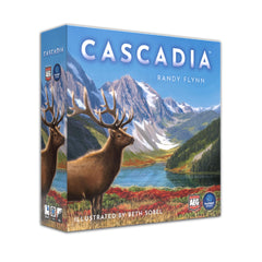 AEG Cascadia board and tiles for smooth, strategic setup and quick gameplay.