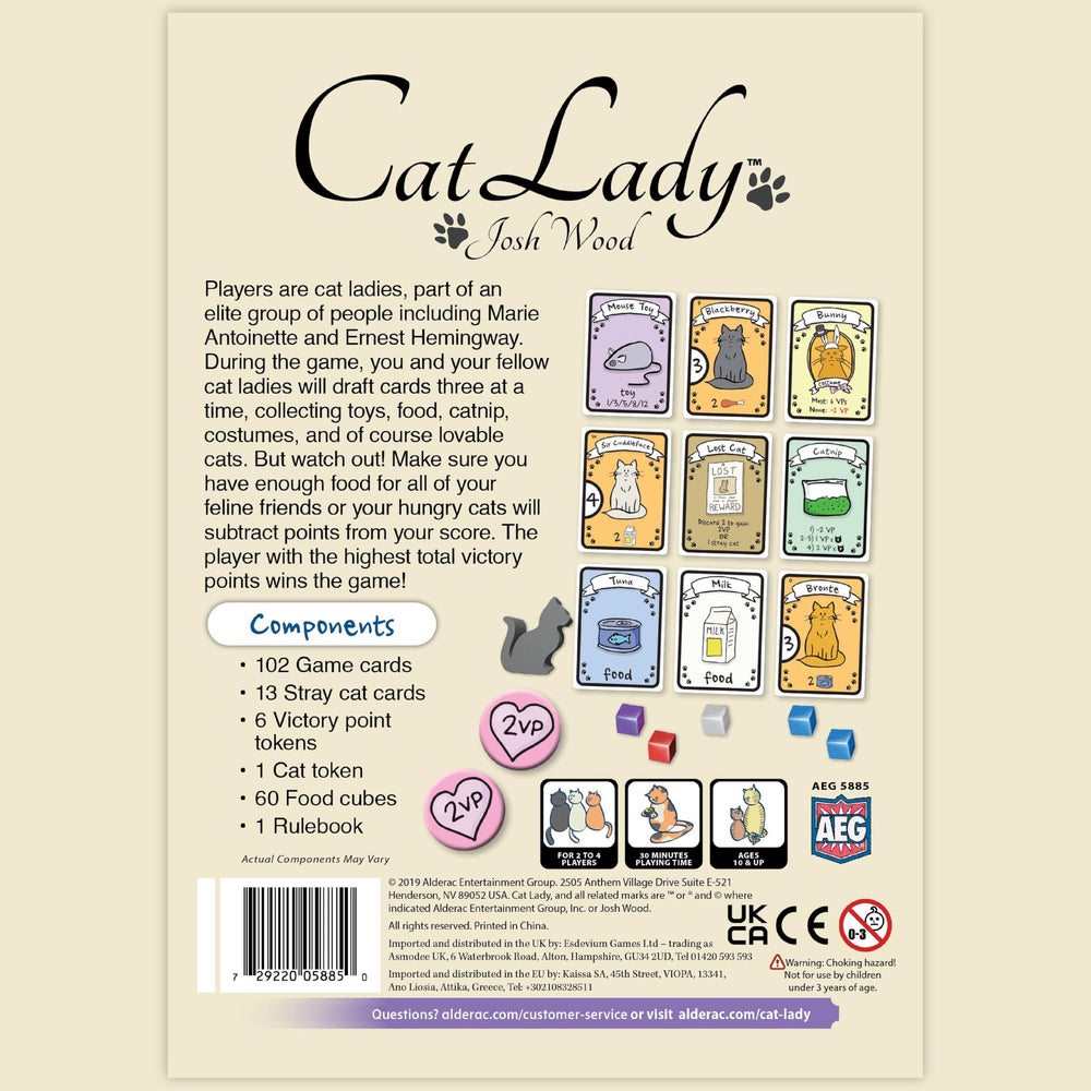AEG Cat Lady cards in action for strategic drafting and playful combos.