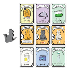 AEG Cat Lady tokens and pieces add tactile appeal during setup.