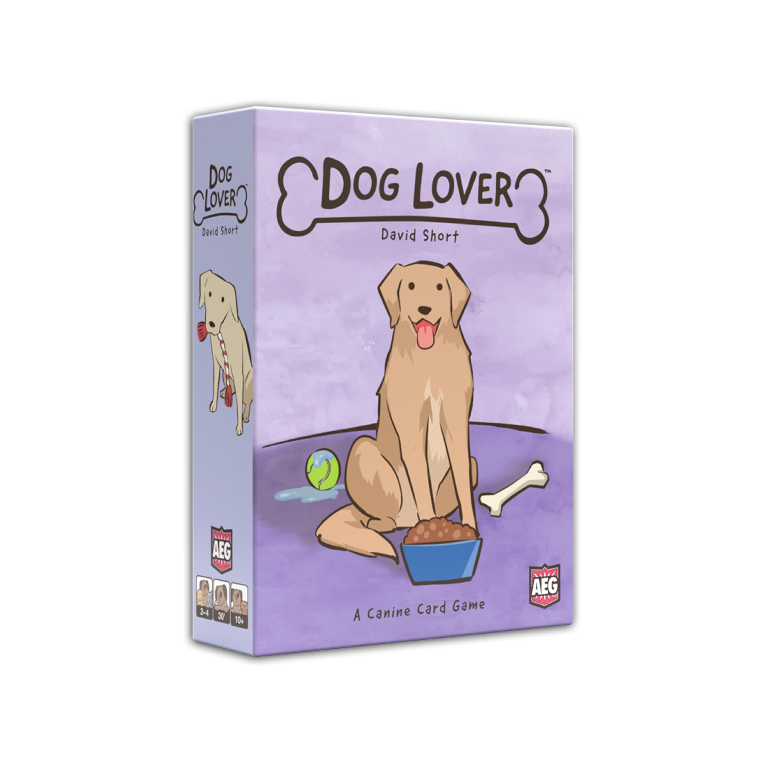 AEG Dog Lover card grid layout showcasing playful dog cards for strategic play.