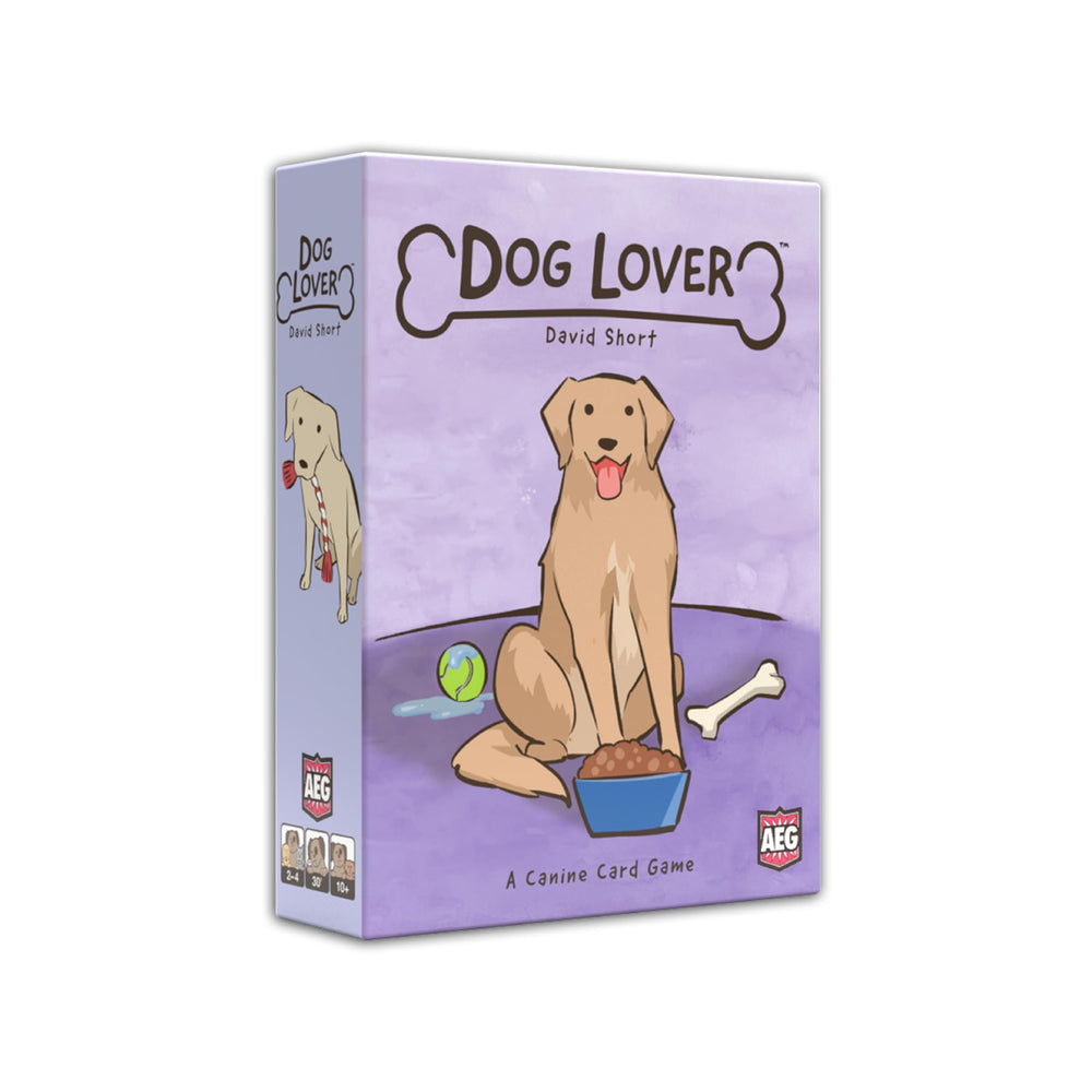 AEG Dog Lover card grid layout showcasing playful dog cards for strategic play.