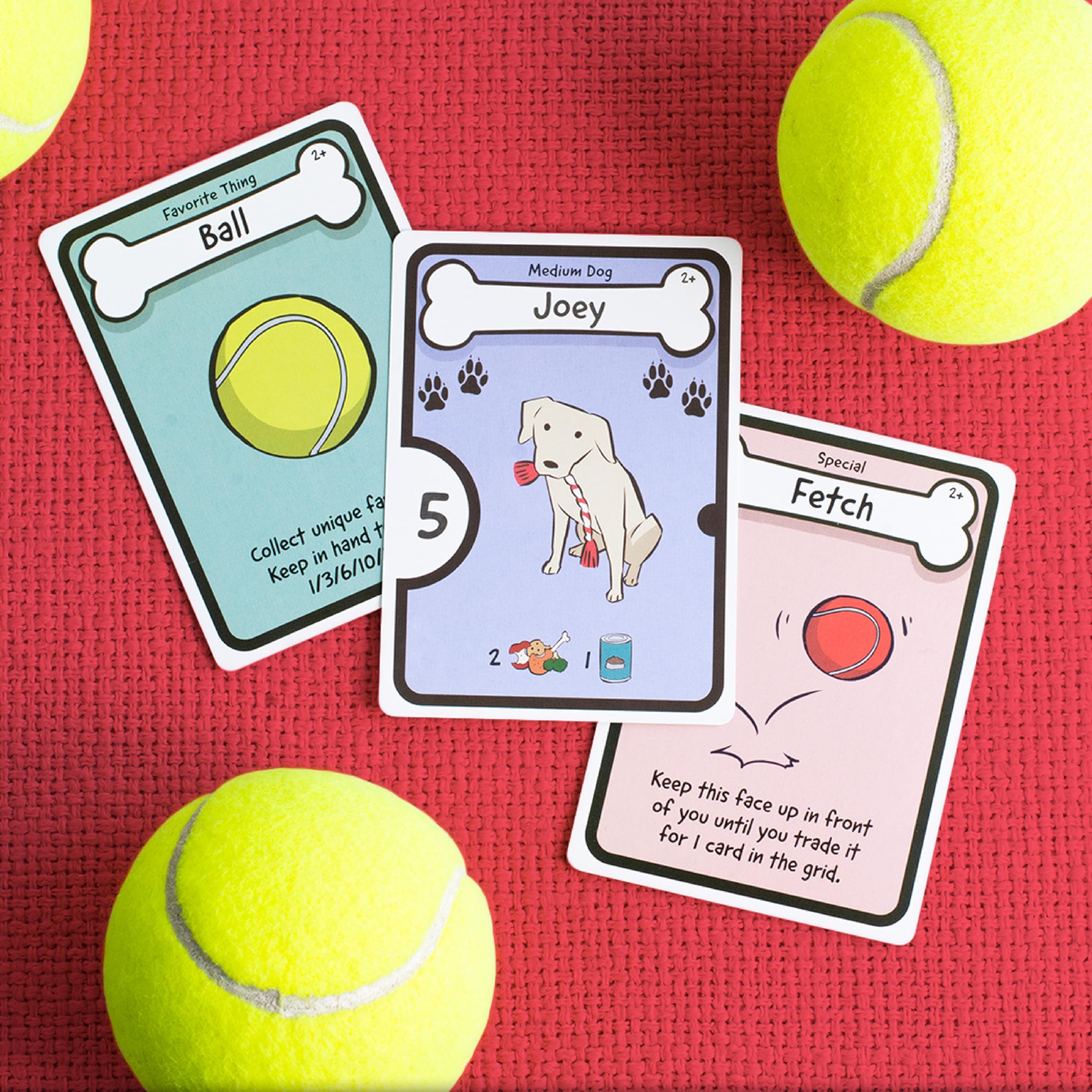 AEG Dog Lover grid variety cards highlight endless game layouts.