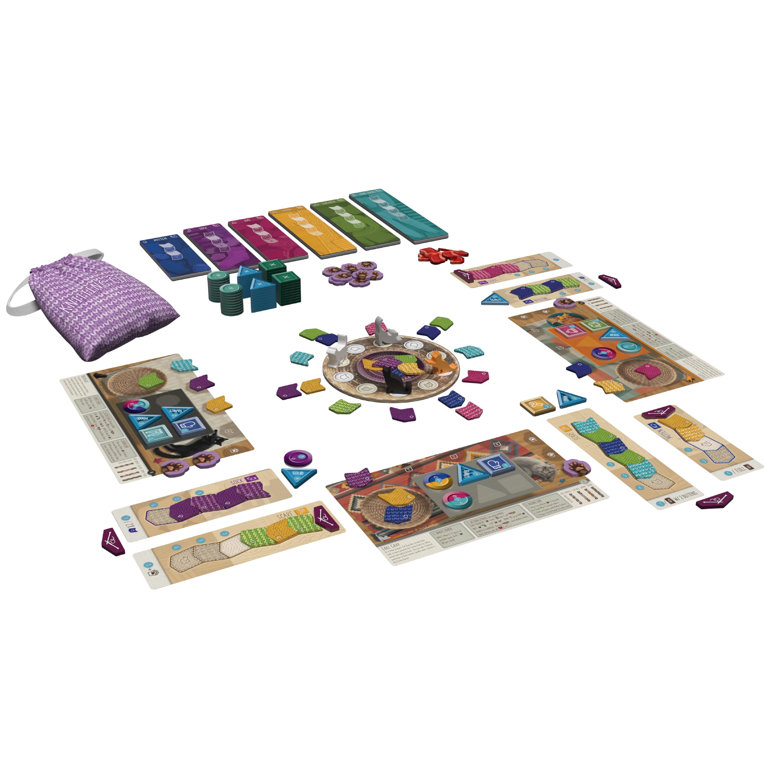 AEG Knitting Circle garment cards unlock new pattern goals and strategy.