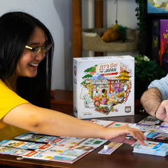 AEG Lets Go! to Japan features vivid artwork that evokes real places for a captivating session.