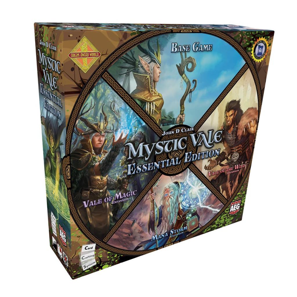 AEG Mystic Vale base game image showing card crafting setup for strategic play.