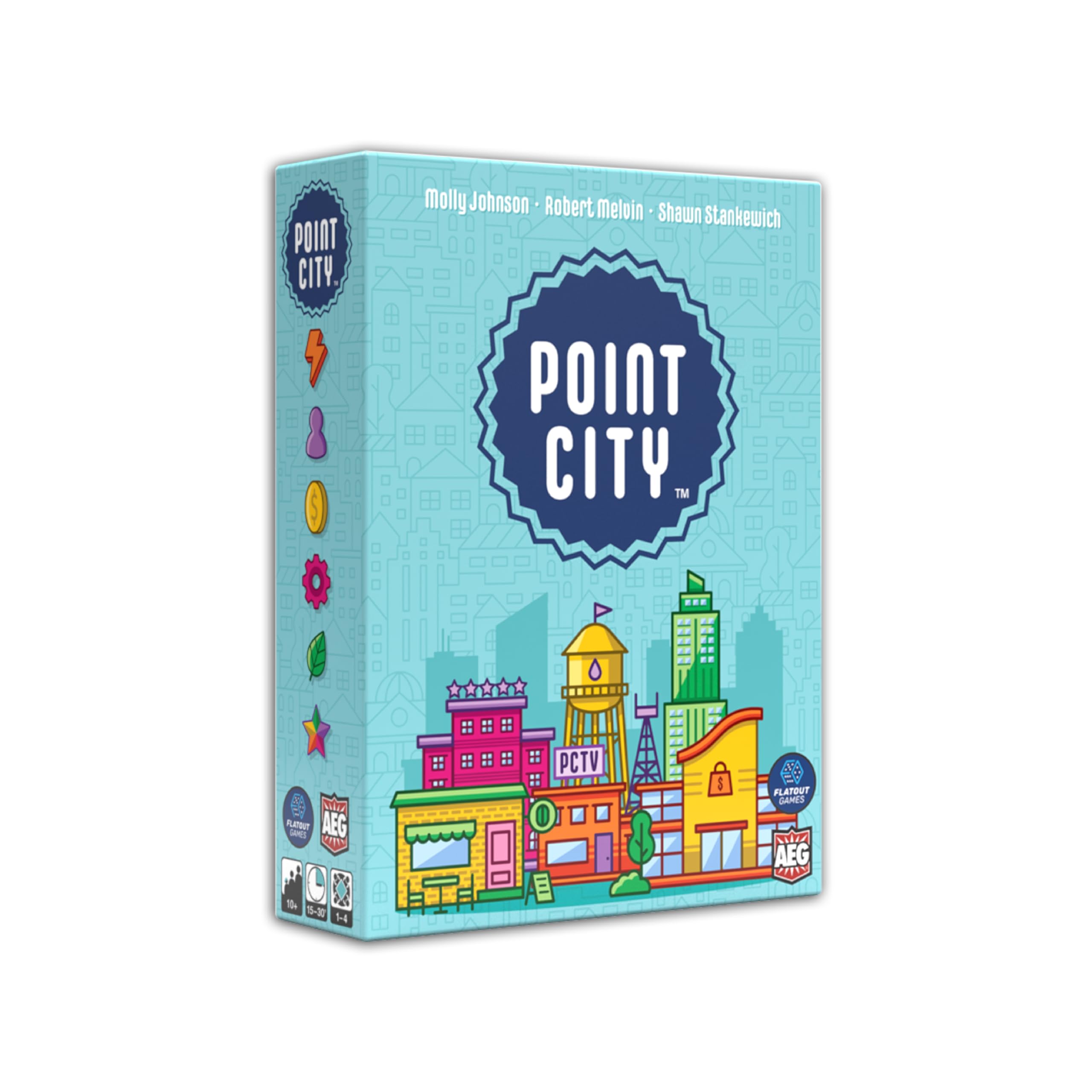 AEG Point City city grid play demonstrating quick drafting and planning for families.