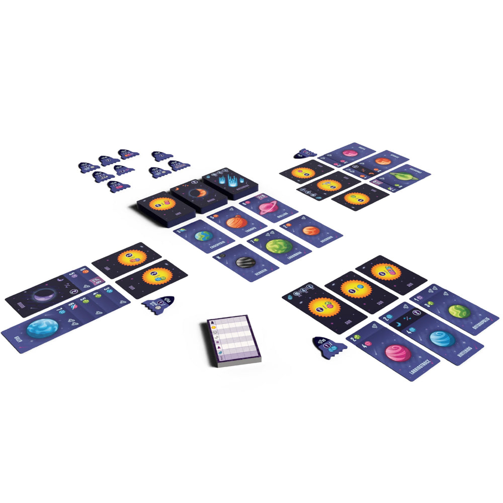 AEG Point Galaxy deluxe scorepad with color coded scoring for quick reference