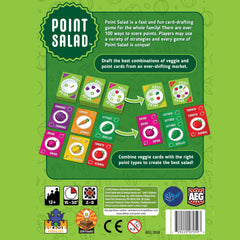 AEG Point Salad score options shown on cards during play.