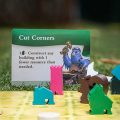 AEG Tiny Towns Resource management optimizes growth with skilled villagers