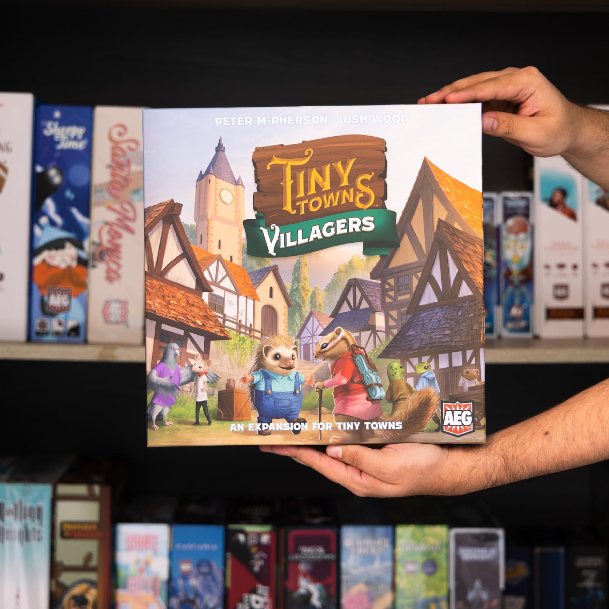 AEG Tiny Towns Transformative abilities enable clever upgrades