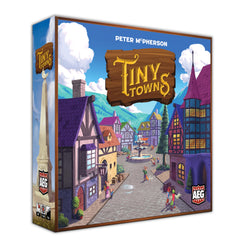 AEG Tiny Towns woodland town layout for strategic placement and scoring