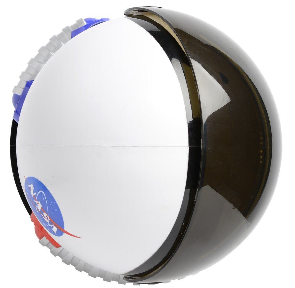 Aeromax Jr. Astronaut Helmet worn during dress-up sparks imaginative space adventures.