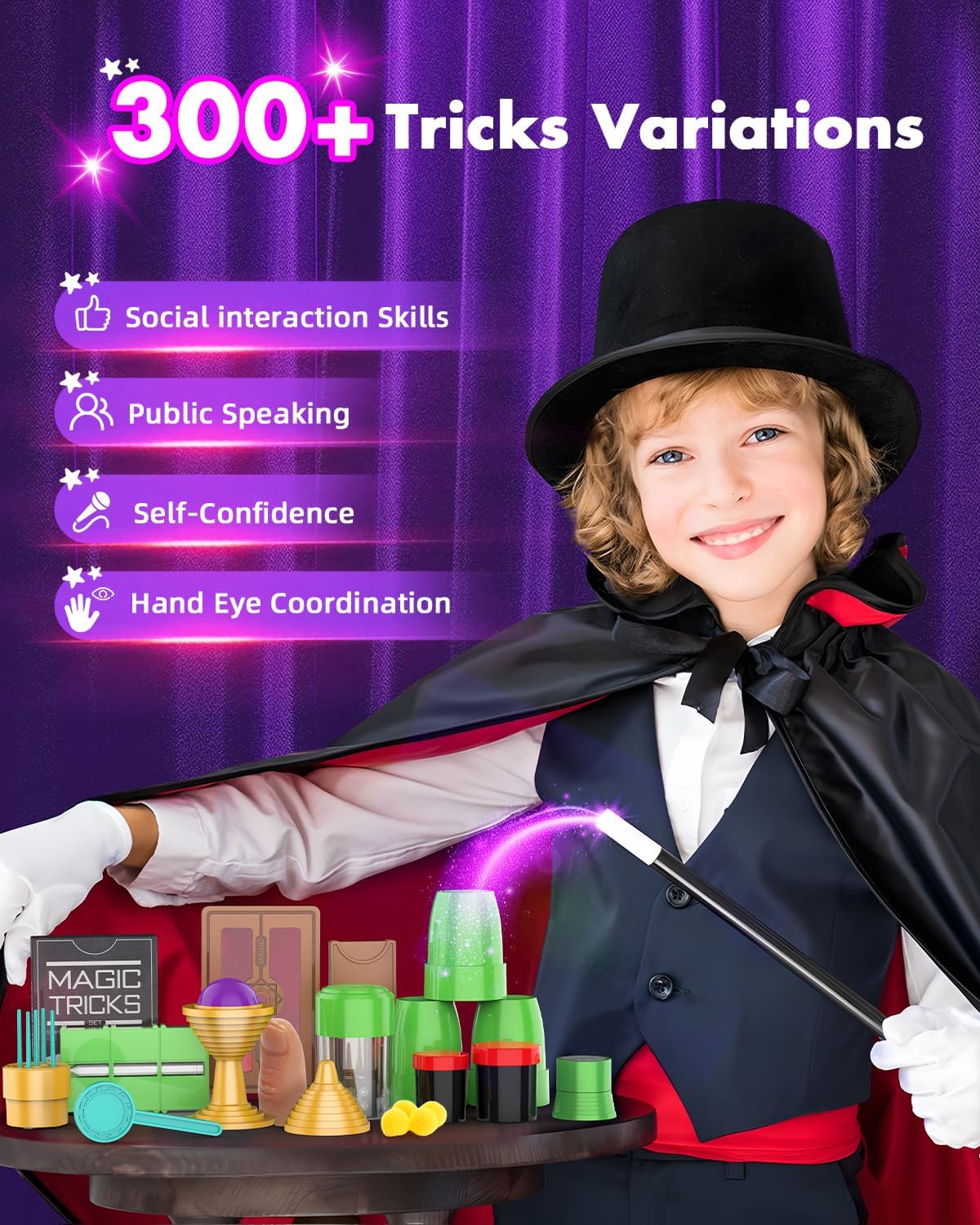 AEROQUEST Magic Kit video instructions guiding kids through each trick