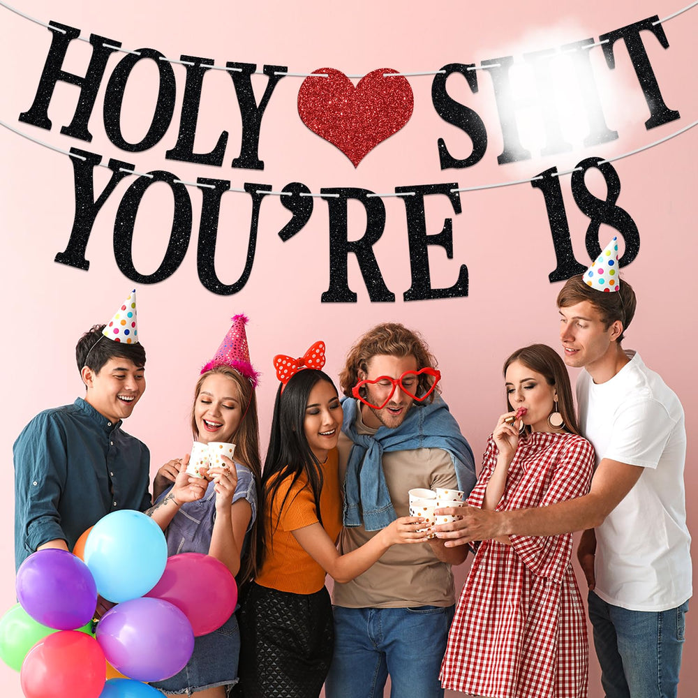 Aeryourtar Holy Youre 18 banner reusable design for multiple celebrations