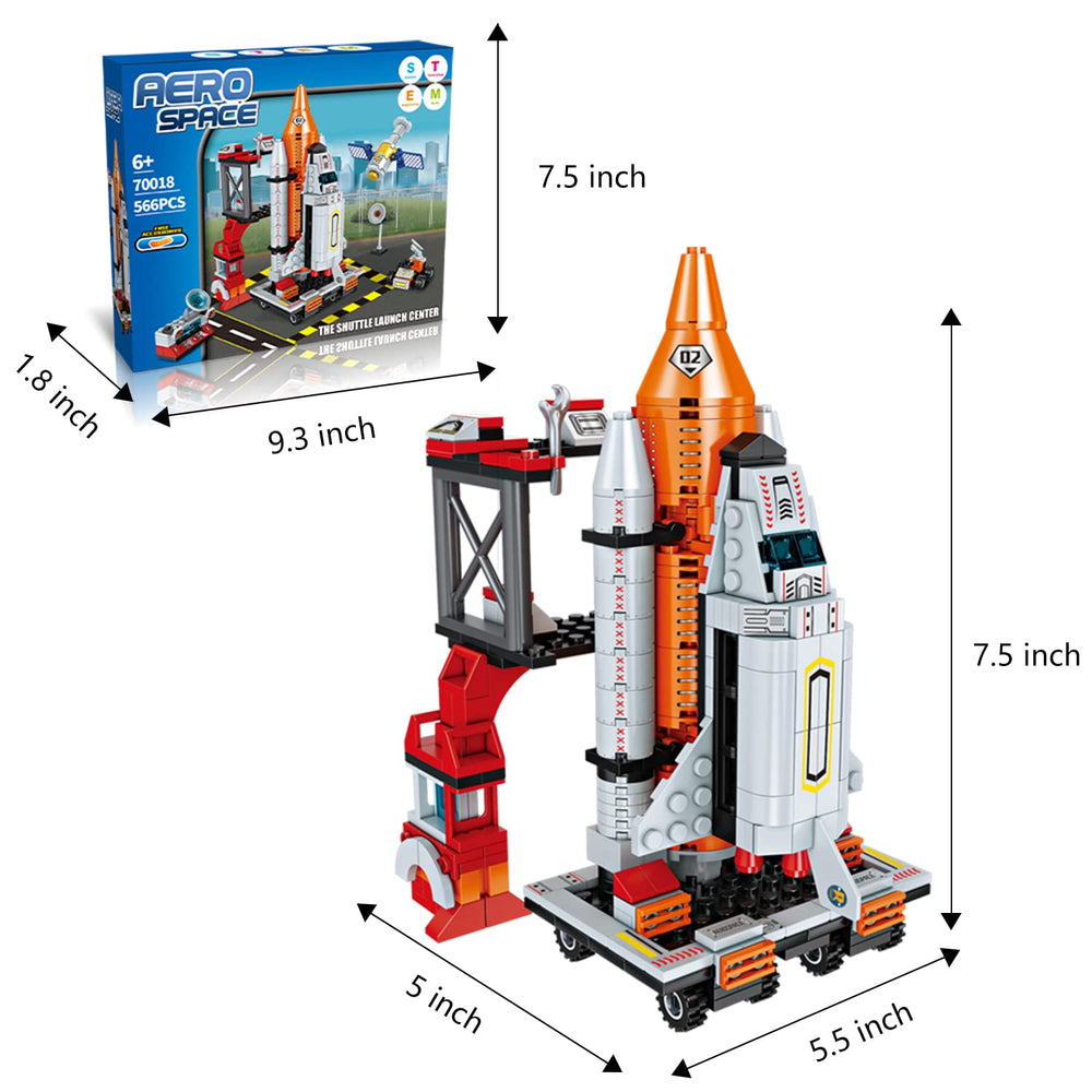 AESGOGO buildable space models pack encourages modular play and model making.