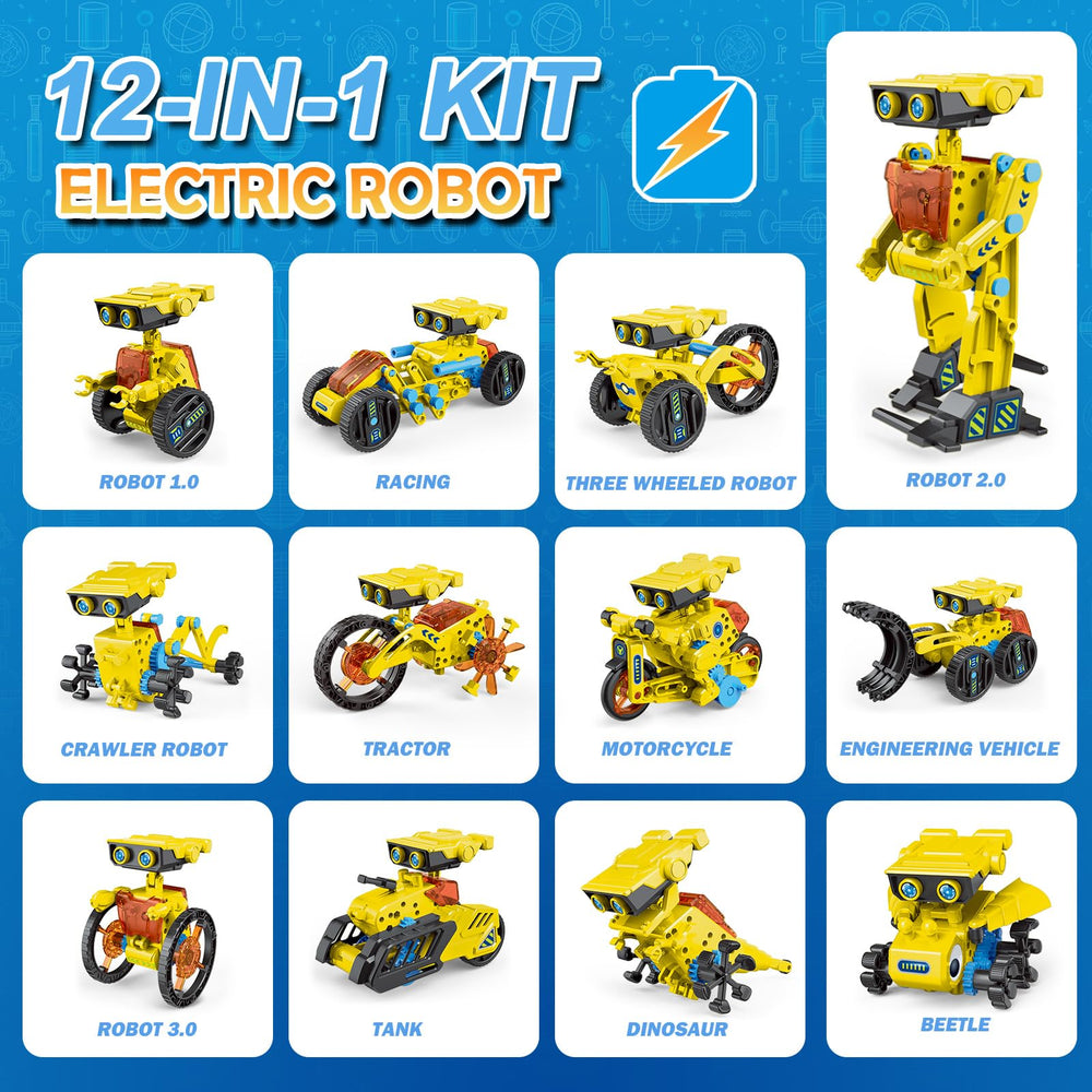 AESGOGO robot-kit-assembly-instruction provides clear steps to create diverse robots.