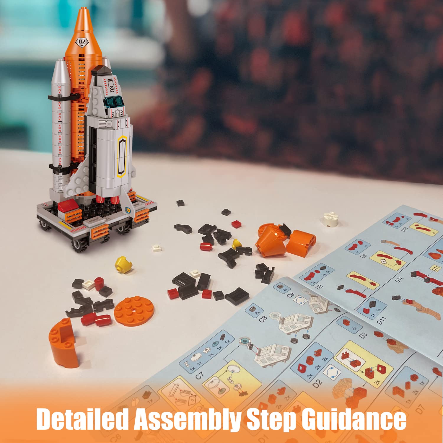 AESGOGO space satellite toy promotes exploration and imagination in space-themed scenarios.