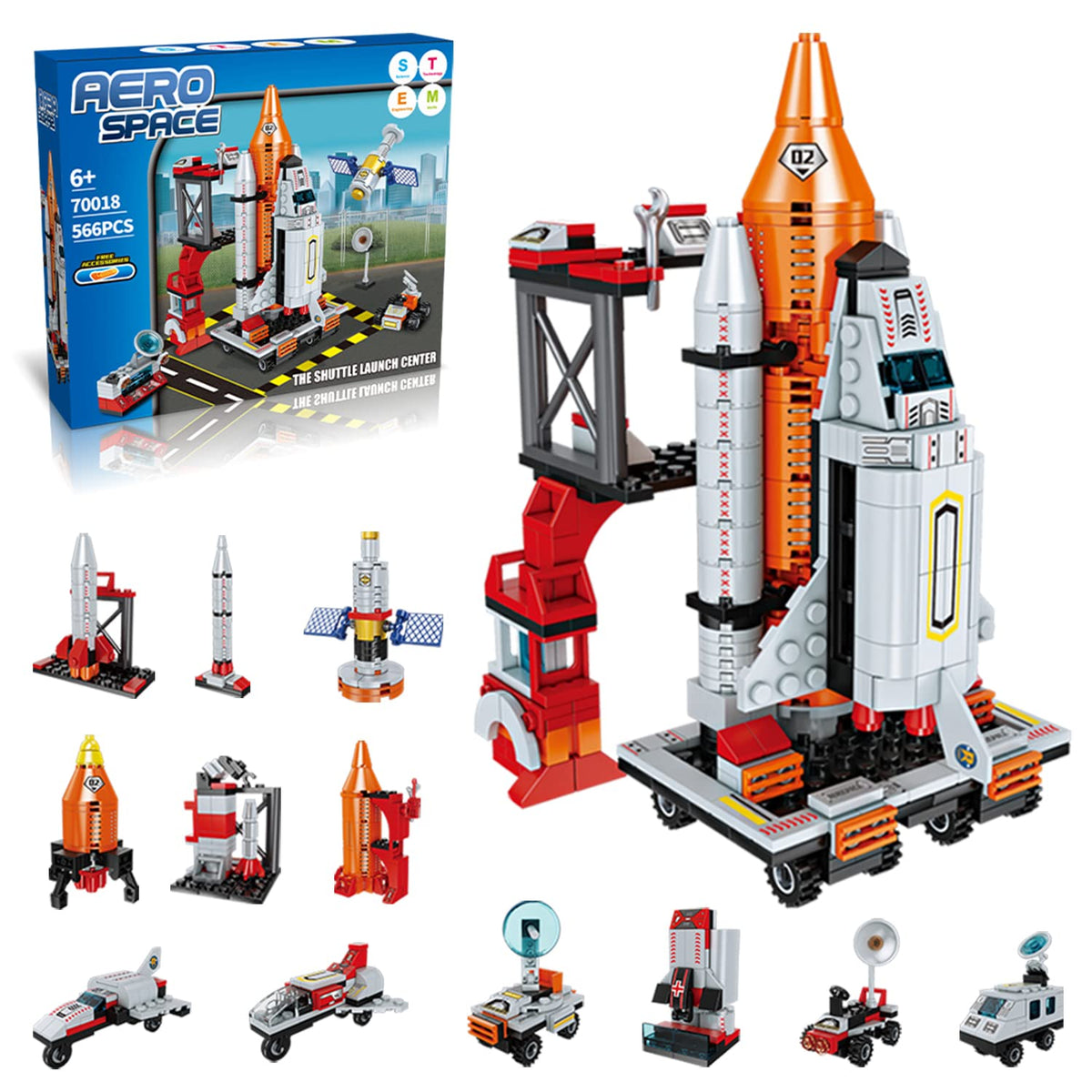 AESGOGO space shuttle launch center fuels imaginative play and engineering curiosity.