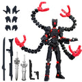 Aesinos T13 assembly completed action figure ready for immediate display and posing.