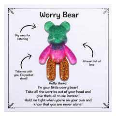 Aesnefe Pocket Bear Hug front view, compact anxiety relief on the go