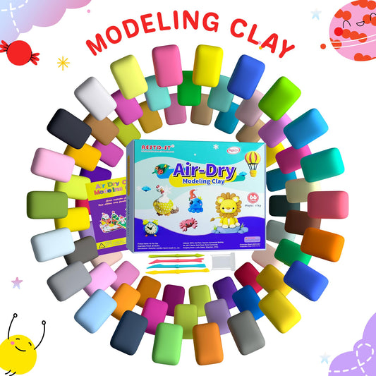 Aestd-ST air dry clay with soft, non-stick texture for safe molding.
