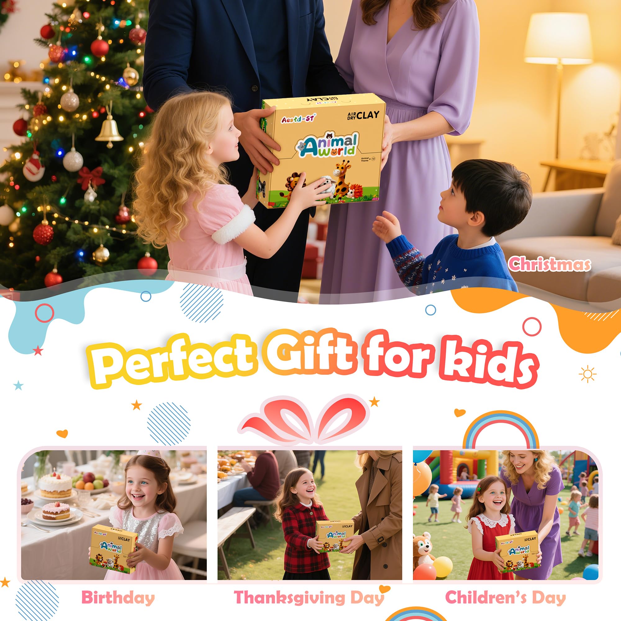 Aestd-ST classroom-friendly set for parties and family crafting.