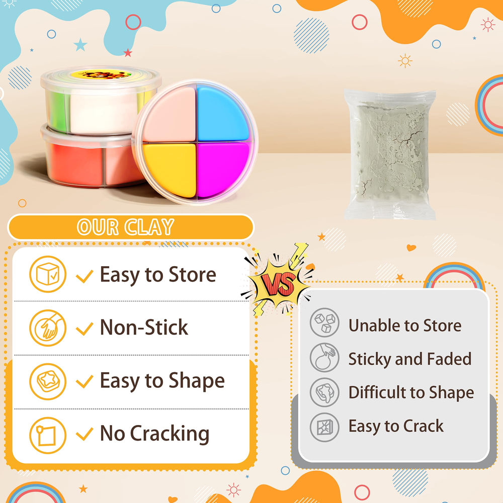 Aestd-ST compartment box keeps colors separated for mess-free projects.