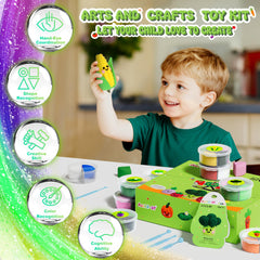 Aestd-ST finished vegetable models showcasing bright, kid-friendly results.