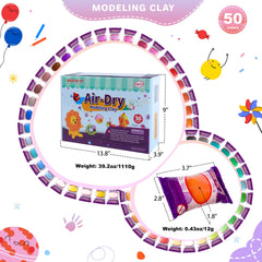Aestd-ST modeling clay kit shows soft, non-sticky texture ideal for little hands.
