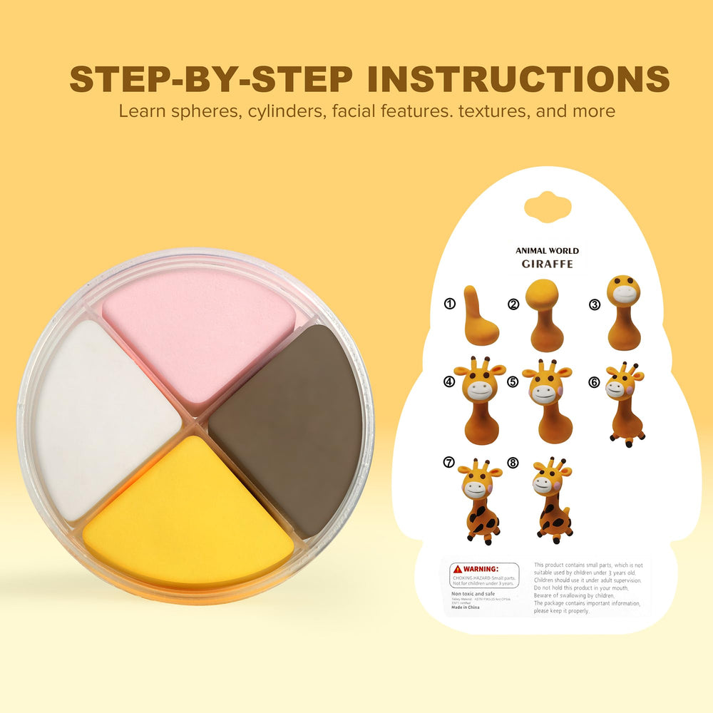 Aestd-ST step-by-step tutorial cards guide young artists.