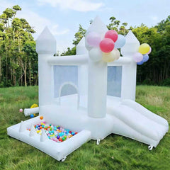 Aevumgz bounce house footprint measures 8.69 ft by 8.2 ft by 7.21 ft for versatile spaces.
