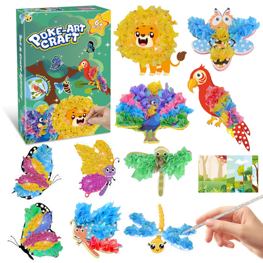 AevumTech Arts and Crafts Kit Parrot 3D for kids creativity and fine motor skills.