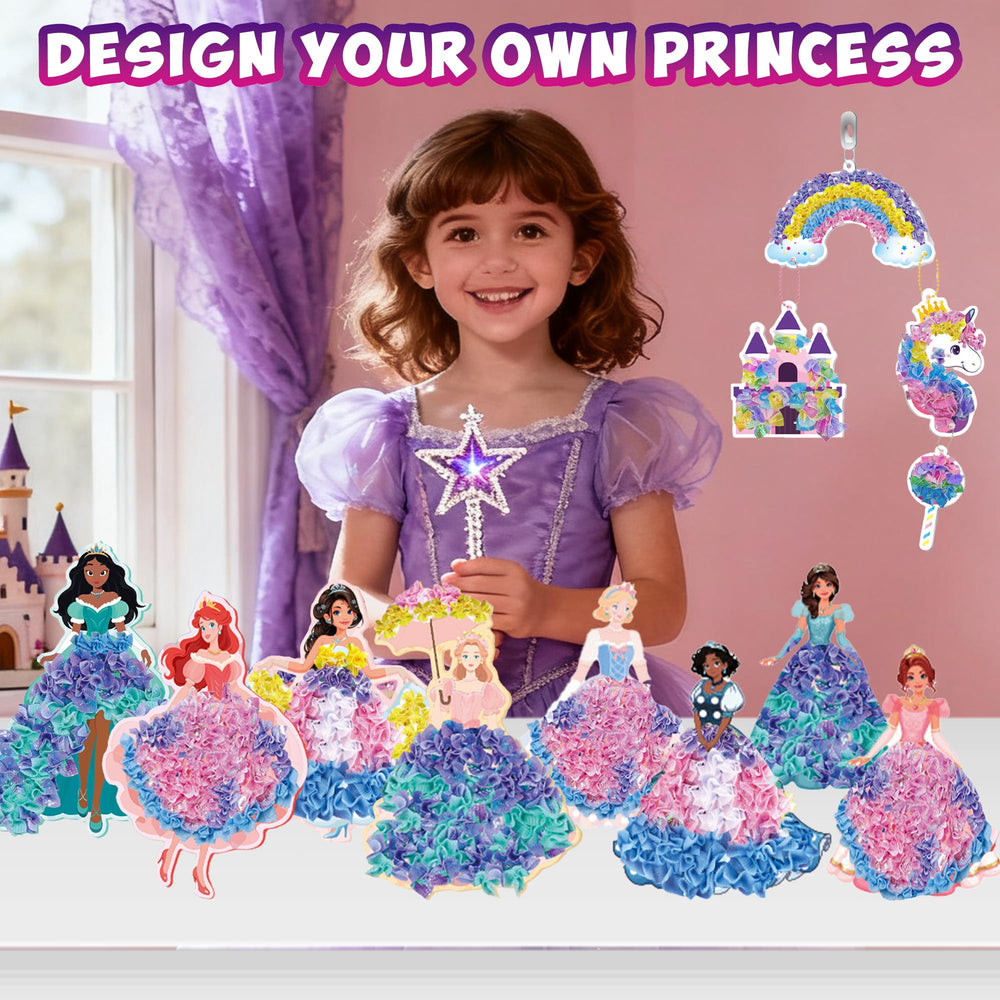 AevumTech princess castle backdrop creates a magical display setting.