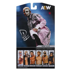 AEW Darby Allin Pink Coat packaging highlights authentic accessories and display-ready appeal