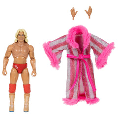 AEW Ric Flair robe detail with pink-silver design to enhance authentic look