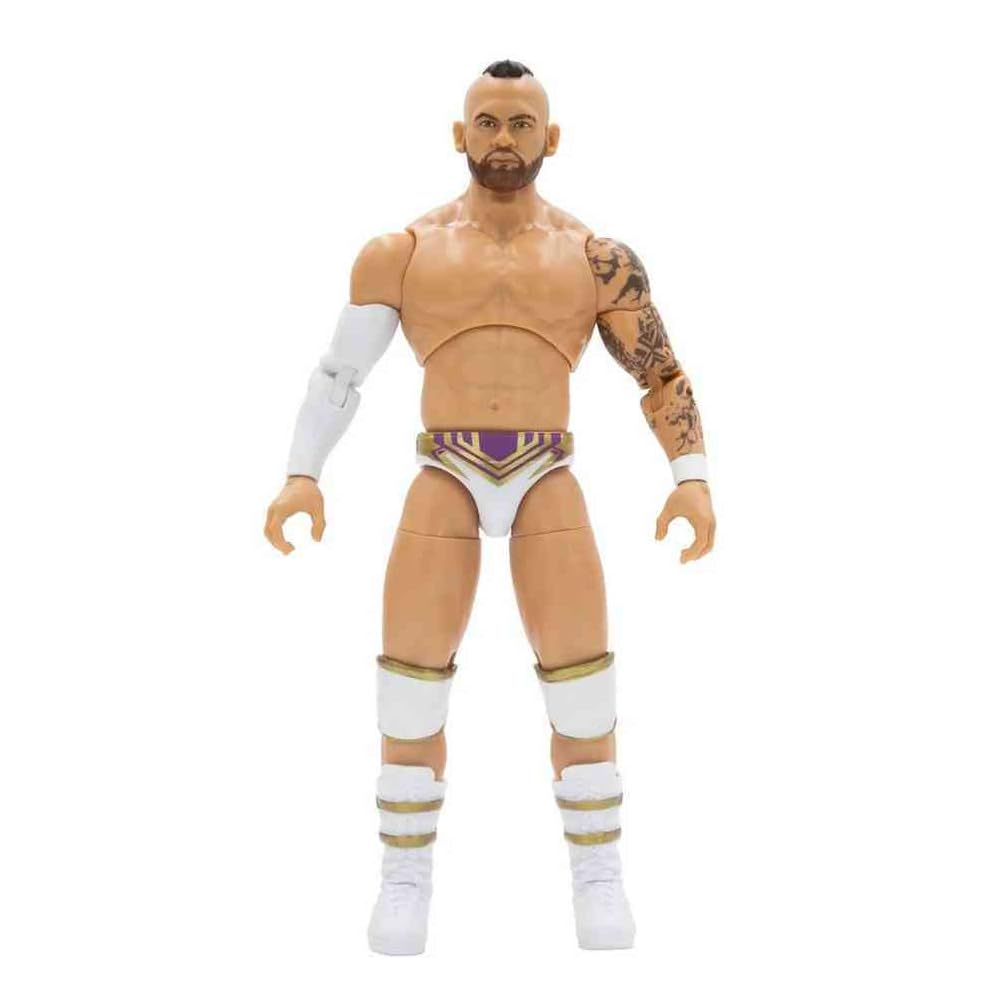 AEW Shawn Spears Unmatched Series 5 action figure poseable for dynamic setups.