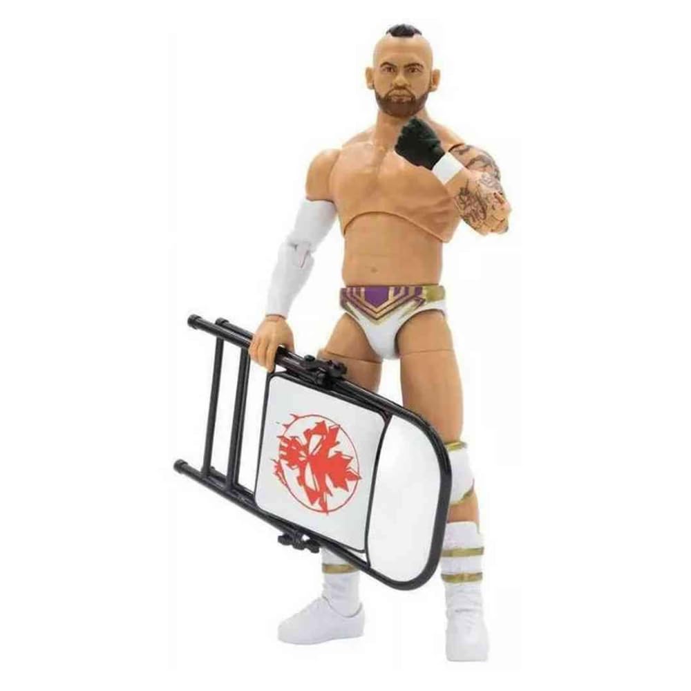 AEW Shawn Spears Unmatched Series 5 action figure side view ideal for shelf styling.