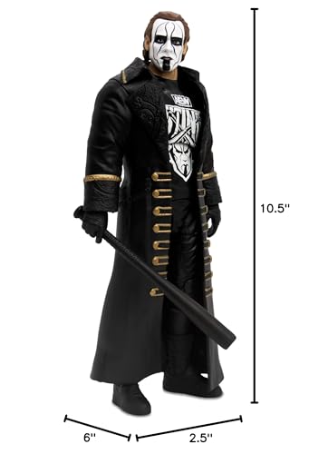 AEW Sting 6-inch figure from Luminaries Series 2 for shelf hero.