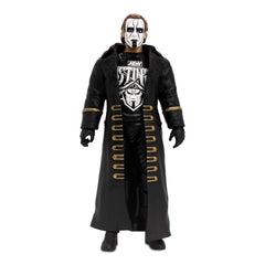 AEW Sting 6-inch figure with alternate hands for diverse expressions.