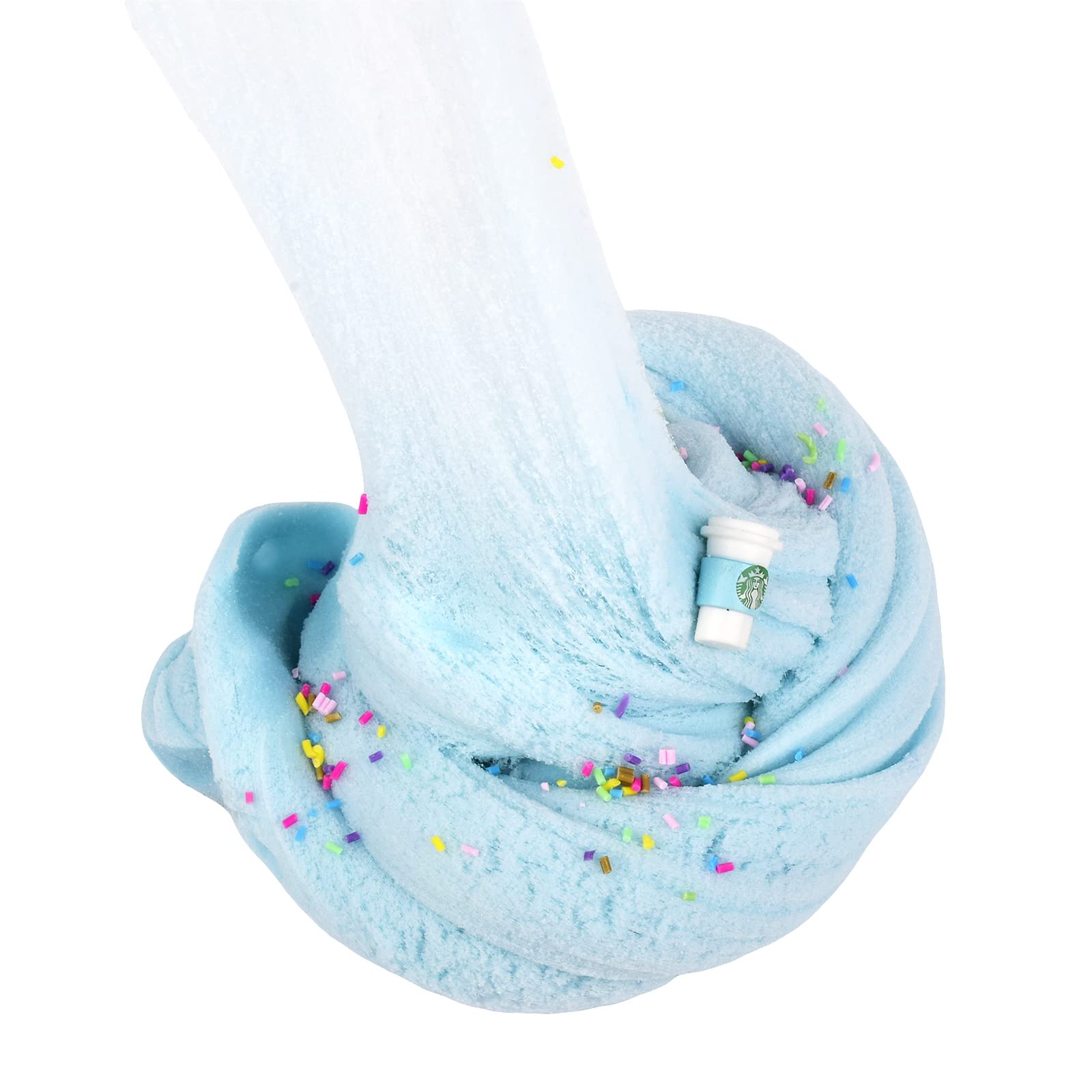 Aeyiakov Slime Kit charms included for colorful DIY mix-ins.