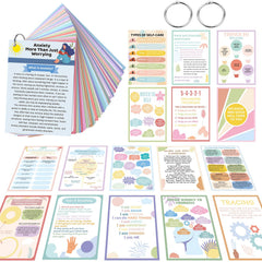 Affrolling 72-pcs anxiety coping cards cover shows a portable toolkit for stress management