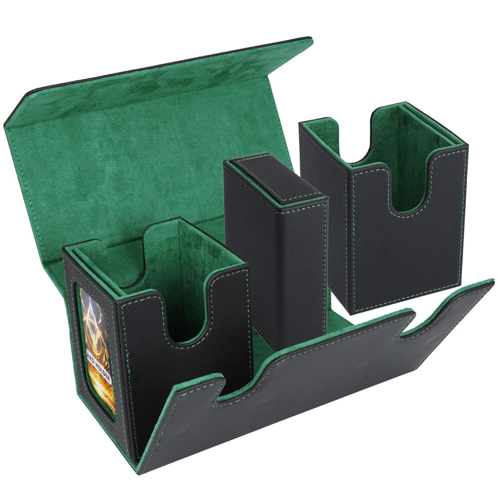 AFIING 3-in-1 storage box keeps games and accessories organized